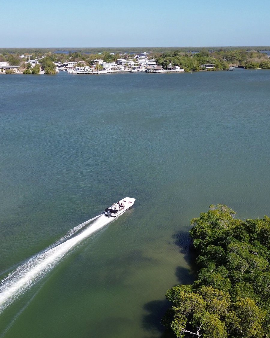 A Smallwood Store boat tour on the water near Chokoloskee, filmed by Premier Media Services